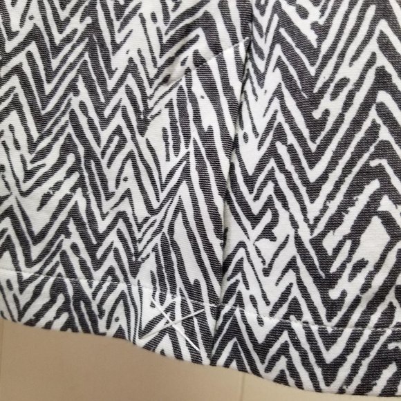 Cabi M Jacket Zig Zag Chevron Stripe Ponte‎ Knit 3034 Long Duster Spring - Picture 6 of 8